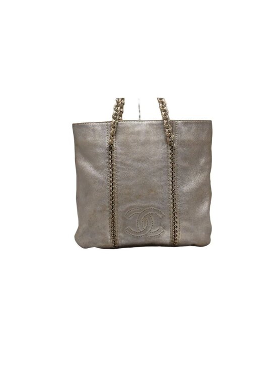 $_57.JPG?set_id=880000500F Chanel 10 Line CC Logo Gold Leather Tote